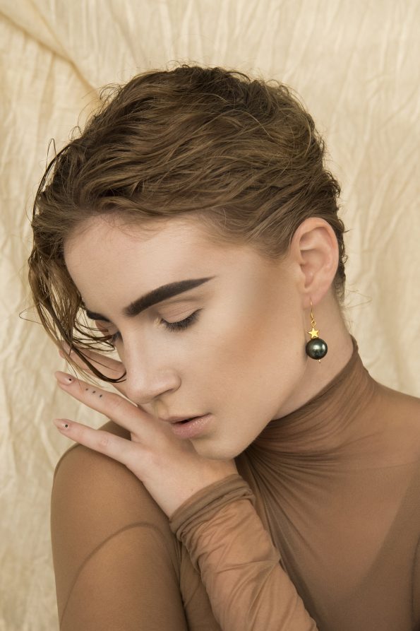 LUNA green earrings